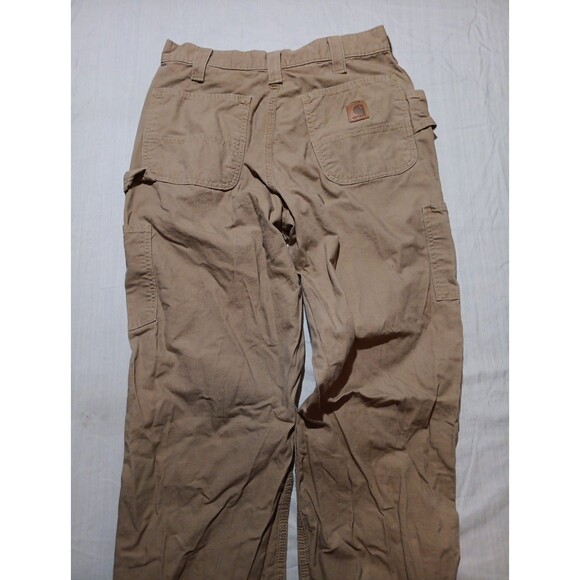 Carhartt Carpenter Pants Size 34(32)x34 Tan Brown Relaxed Utility Work Grunge - Picture 2 of 5